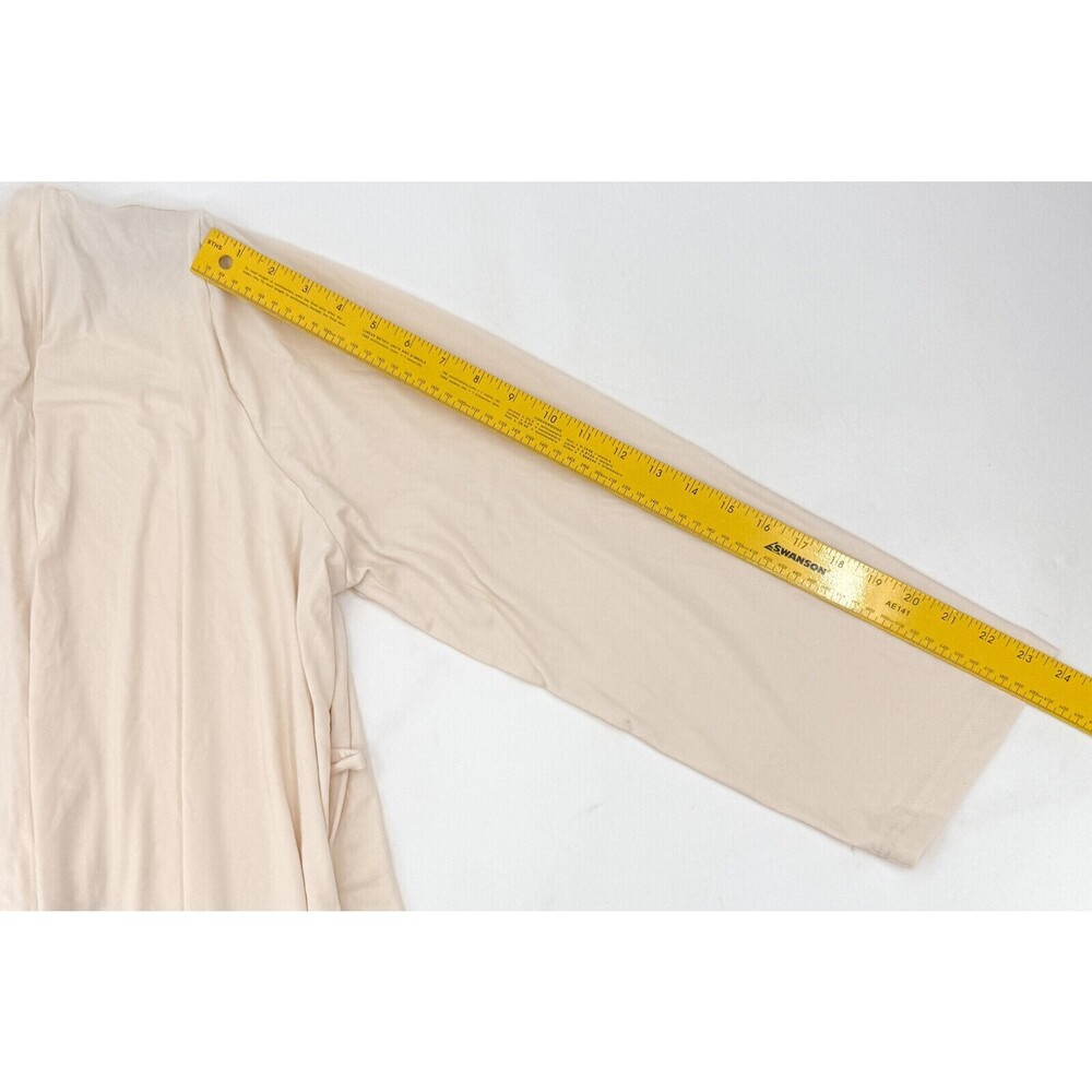 Berkshire Homewear Robe Womens 1X Long Duster Ruffle Hem Lounge Lightweight - Picture 10 of 12